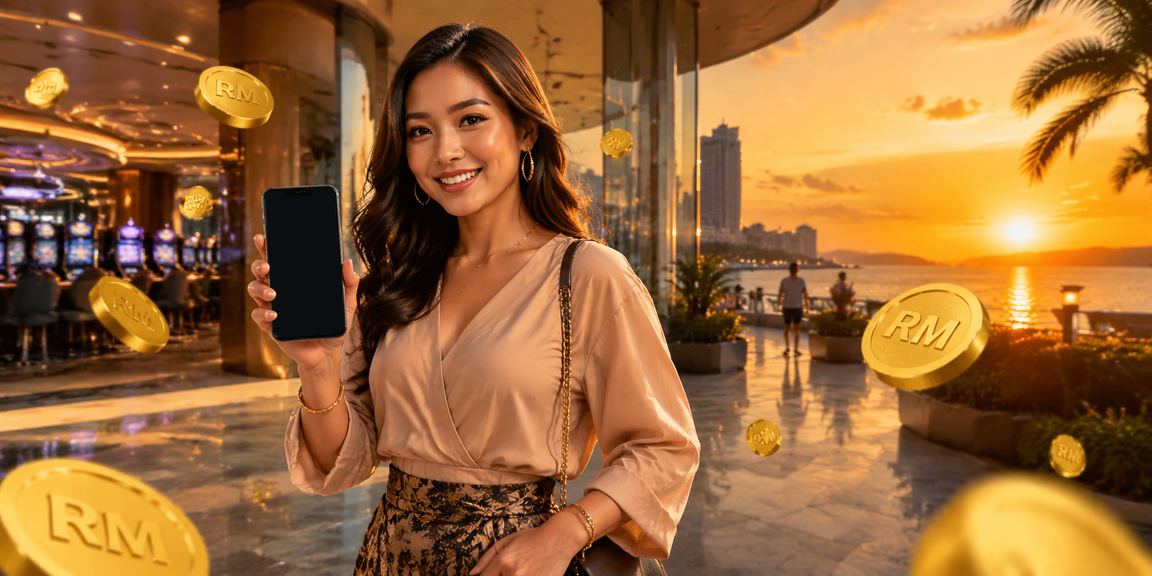 Pemain bg3 di Kota Kinabalu menggunakan aplikasi kasino dengan selamat melalui telefon pintar
