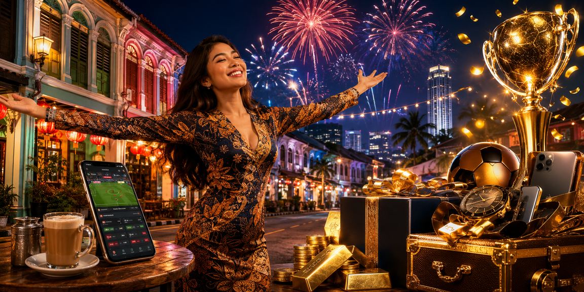 Pemain wanita berbaju batik di Penang menikmati promosi flash deal hujung minggu bg3